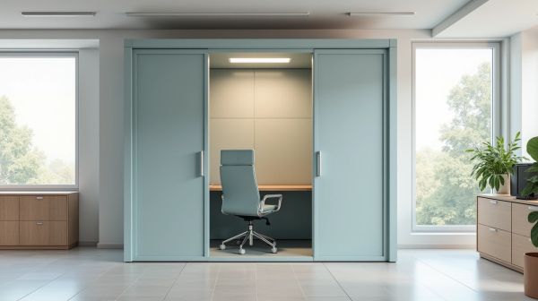 Améliorez votre confort au bureau avec une cabine acoustique deux personnes